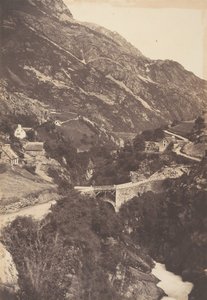 Broen over Sia Road i Gavarnie St Sauveur, 1853.