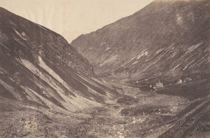 Héas-dalen og kapel, St-Sauveur, 1853.