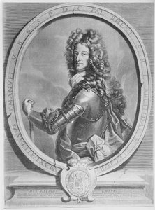 Maximilian II Emanuel, kurfyrst af Bayern, graveret af Cornelis Vermeulen (stik)