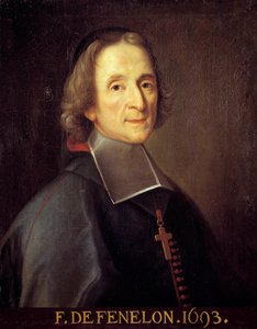 Portræt af Fenelon (Francois de Pons de Salignac de La Mothe-Fenelon (Mothe Fenelon)