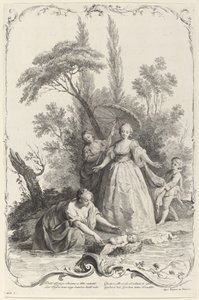 Fundet af Moses af Joseph Wagner