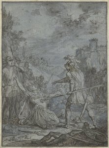 Overgivelse af en hærfører Gruppe af lignende illustrationer med riddere og ryttere (serietitel)