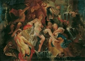 The Bath of Diana (Reverse: The Education of the Bacchus Boy)