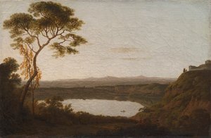 Albanosøen af Joseph Wright of Derby