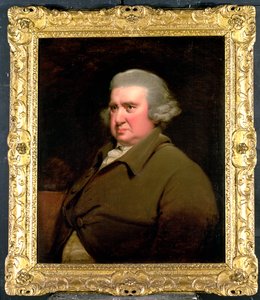 Portræt af Dr. Erasmus Darwin, (1731-1802) videnskabsmand, opfinder og digter, bedstefar til Charles Darwin, 1792-93 (se også 5516) af Joseph Wright of Derby