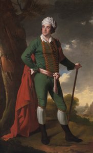Portræt af en mand, kendt som "den indiske kaptajn" af Joseph Wright of Derby