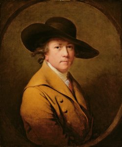 Selvportræt, ca. 1780 (olie på lærred) af Joseph Wright of Derby