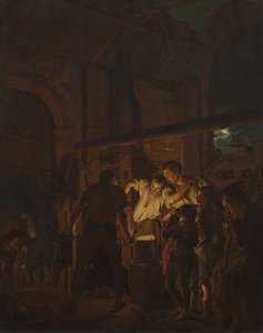 Smedeforretningen af Joseph Wright of Derby