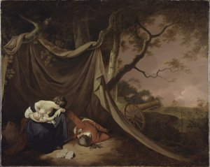 The Dead Soldier, ca. 1789 (olie på lærred) af Joseph Wright of Derby