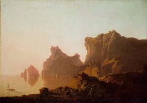 Salerno-bugten, 178385. af Joseph Wright of Derby