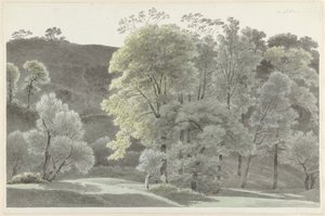 Træer omkring Subiaco af Josephus Augustus Knip