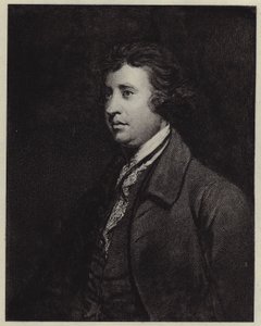 Edmund Burke (litho) af Joshua (after) Reynolds