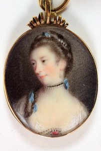 Lady Anne Campbell, grevinde af Strafford (emalje)