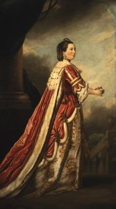 Portræt Elizabeth, hertuginde af Northumberland (olie på lærred)