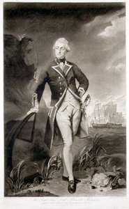 Portræt af Lord Robert Manners (1758-82), kaptajn på HMS 