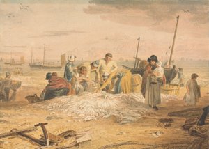 Lander en makrelfangst, Hastings af Joshua Cristall