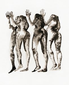 Abstrakt blæk – kvinder af Joshua Hoskins