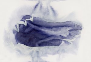 Blødt indigo-abstrakt af Joshua Hoskins