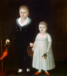 Edward og Sarah Rutter, c1805 af Joshua Johnson