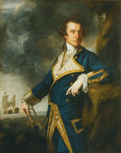 Admiral Alexander Hood af Joshua Reynolds