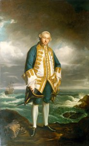 Admiral Edward Boscawen (1711-1761), ca. 1750-60 (olie på lærred) af Joshua Reynolds