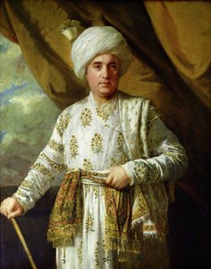 Kaptajn John Foote fra Det Ærede Ostindiske Kompagni af Joshua Reynolds