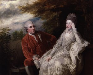 David Garrick; Eva Maria Garrick, født Veigel af Joshua Reynolds