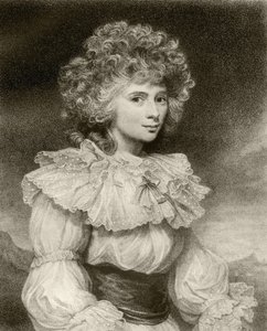 Elizabeth Cavendish, hertuginde af Devonshire, graveret af F. Bartolozzi, fra 