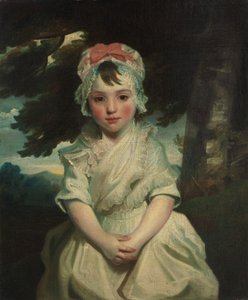 Georgiana Augusta Frederica Elliott 1782-1813, senere Lady Charles Bentinck, 1784. af Joshua Reynolds