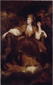 Fru Siddons som den tragiske muse af Joshua Reynolds