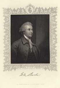 Portræt af Edmund Burke af Joshua Reynolds