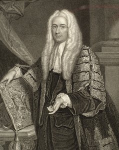 Portræt af Henry Fox, 1. Baron Holland (1705-74), indgraveret af Henry Robinson (fl.1833-51) af Joshua Reynolds