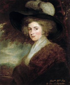 Portræt af Mrs. Charles James Fox, 1784-9 af Joshua Reynolds