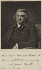 Portræt af Thomas Warton af Joshua Reynolds