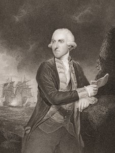Samuel Hood, 1. Viscount Hood, illustration fra 