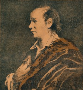 Skitse af Oliver Goldsmith, af Sir Joshua Reynolds, 1769-70, 1906 af Joshua Reynolds