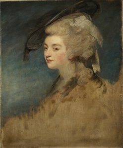 Studie af Georgiana Spencer (olie på lærred) af Joshua Reynolds