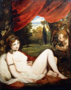 Venus og Amor, eller "The Wanton Bacchante", af Joshua Reynolds