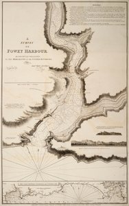En undersøgelse af Fowey Harbour af Joshua Thomas Austen