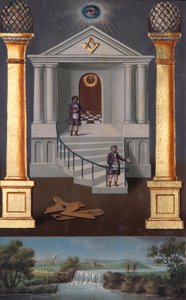 Anden grads frimurersporingstavle, 1819 af Josiah Bowring