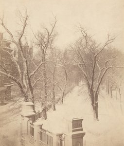 Boston Common Snow Scene, 1850