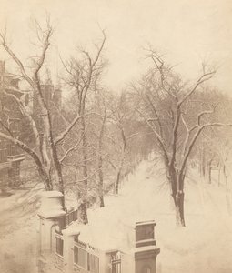 Boston Common Snow Scene, 1850