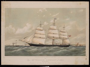 Clipper Ship Wiliam Lindsay of Leith 970 ton register ..., 27. februar 1868, af Josiah Taylor
