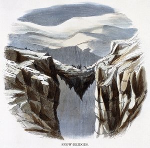 Snow-bridges, fra Phenomena of Nature, 1849