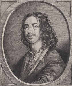 Portræt af William Dobson, 1645-49. af Josias English