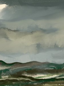 Landskab ved Moody Mountain