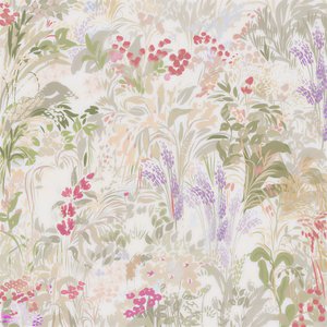 Pastelfarvede blomster i haven af Josie George