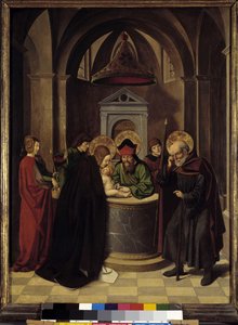 Scener fra Jomfruens liv: omskæring, ca. 1500 (olie på træ)