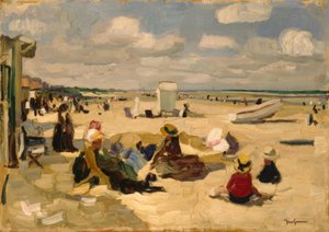 J.Goossens, La Panne strand af Josse Goossens