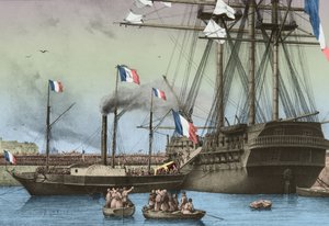 Napoleons kiste ankommer til Cherbourg af Josse Photo